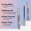 LANGMANNI 2 Colors Long-Lasting Peel Off Lip Liner Set, Waterproof & Smudge-Proof Matte Lip Liners Gift Makeup For Girls (#1+3) view 4