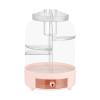 360 Rotating Cosmetic Storage Organizer for Makeup and Skincare Products, pink view 1