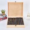 87 Bottle Wooden Essential Oils Storage Box 75 Slot Compatible with 5-15ml Essential Oils 12 Slot Compatible with 10ml Roller Bottles Oil Case Holder Safe (Color : Natural Size : 25.5X2 view 3