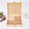 87 Bottle Wooden Essential Oils Storage Box 75 Slot Compatible with 5-15ml Essential Oils 12 Slot Compatible with 10ml Roller Bottles Oil Case Holder Safe (Color : Natural Size : 25.5X2 view 4