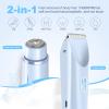 2025 New Bikini Trimmer for Women,Dermave Bikini Shaver,2-in-1 Electric Razors for Women(Blue) view 2