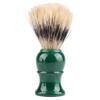 bristle shaving brush Hair Shaving Brush Handle Bristle Safety Neck Sweep Green view 1