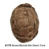 Hair Wonders Mens Hairpiece Human Hair Swiss Lace Hair System for Men Toupee Replacement Systems Natural Looking Toupee for Men 6X9#17R Brown/Blonde Mix Warm Tone 90% Light Density view 2