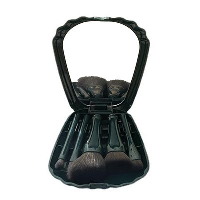 5pcs Makeup Brushes Set, Professional Makeup Brush Set Foundation Brush Blending Powder Brush, Gifts for Women Christmas Stocking Stuffers for Adults (Dark Green)