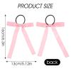 10 Pcs Bow Hair Ties, Silky Satin Elastics Hair Scrunchie, Ponytail Holder Accessories, Hair Ties with Bows, Hair Bows for Women(10 Colors) view 2