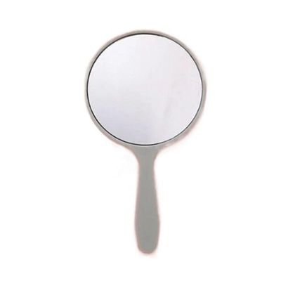 Handheld Makeup Mirror Small Round Makeup Mirror with Handle Portable Travel Mirror Cosmetic Mirror for Women Girls(L,Green)