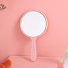 Handheld Makeup Mirror Small Round Makeup Mirror with Handle Portable Travel Mirror Cosmetic Mirror for Women Girls(L,Green) view 3