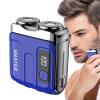 High-Speed Men's Electric Shaver - Beard Trimmer, Portable Rechargeable Wet Dry Shaving | Versatile Face Shaver for Home, Travel, and -Go, Durable and Convenient Shaver for A Close Comfortable view 1