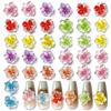 50pcs 3D Colorful Flower Nail Charms Resin Translucent Summer Nail Jewelry view 1