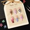 LIFOOST 100pcs Hibiscus Flower Nail Charms, Resin, 3D, 11.5x11.5x4mm, Colorful, DIY Nail Art Supplies view 4