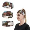 HCBPWVQA St Basil Cathedral Red Square In Moscow Sports Headbands for Men Women Sweatbands Moisture Wicking Workout Sweat Bands Mens Running Headband Sweat Head Bands for Tennis Stretchy Hairband view 1