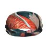HCBPWVQA Fish And Flower Sports Headbands for Men Women Sweatbands Moisture Wicking Workout Sweat Bands Mens Running Headband Sweat Head Bands for Tennis Stretchy Hairband view 3