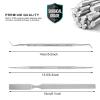Ingrown Toenail File and Lifter Tool, Stainless Steel Ingrown Toenail Removal Kit, Under Toe Nail Cleaner Tool Pedicure Tools Kit 3 Pack view 4