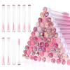 200 Pack Lash Spoolies Set, Adjustable Mascara Wands 100 PCS Eyelash Brushes and 100 PCS Empty Travel Container Tubes Lash Applicator Tool for Eyelash Extensions, Improve Mascara Volume and Length view 1