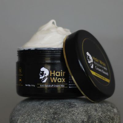 Hair_Wax Cream For Men (50gms) | Easy to Spread and Strong Hold for 12hrs + Anti Dandruff | No greasy residue | Matte Finish
