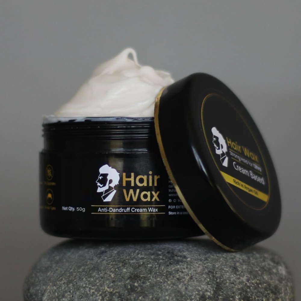 Hair_Wax Cream For Men (50gms) | Easy to Spread and Strong Hold for 12hrs + Anti Dandruff | No greasy residue | Matte Finish