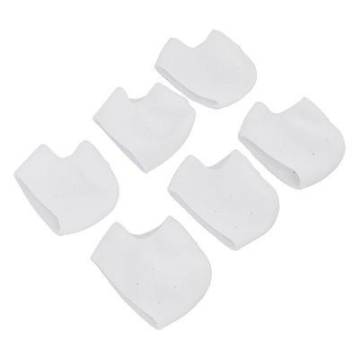 3 Pairs Silicone Heel Protectors Moisturizing and Cracking Heel Protective Pad for Heel Pains Silicone Thin Deliver Full for Feet Discomfort Ens Silicone Heel ProtectorsHeel