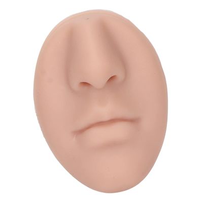 Fake Nose, Silicone Body Parts Flexible Elastic Reusable Piercing Silicone Nose Model Silicone Nose Model with Mouth Fake Body Parts for Earrings Jewelry Display (2)