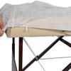 AMU Solutions Disposable Massage Table Fitted Bed Covers with Elastic Corners 82x35 25 GSM, White  Hygienic, Heavyweight (100) view 2