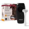 Nood NEW Flasher 2.0 + Shaving Starter Kit  IPL Laser Hair Removal Device for Women & Men with Refillable 5-Blade Razors  Pain-Free IPL Hair Removal Works Wherever Hair Grows  Matte Black view 1