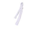 Eujgoov Curly Hair Headband, Lint Curly Hair Headband, Scarfs Band Soft Antislip Wide Women Bands for Sport and Makeup (White) view 3