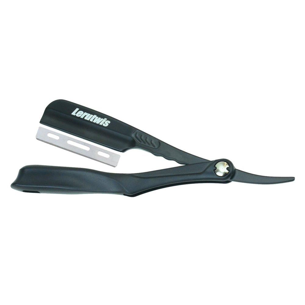 1 Japan Razor Single Edge Blade Model TD111 Foldable Shaving Razors Women Men Beard Face Underarm Body Eyebrow Hair Removal Knife(Black)