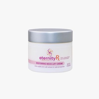Eternity Medicine Rx Advanced Anti-Aging Neck Firming Cream with Matrixyl Peptides & Swiss Apple Stem Cells | Lifting & Tightening Moisturizer for Neck & Dcollet | Blue Light Protection (1.7 oz)