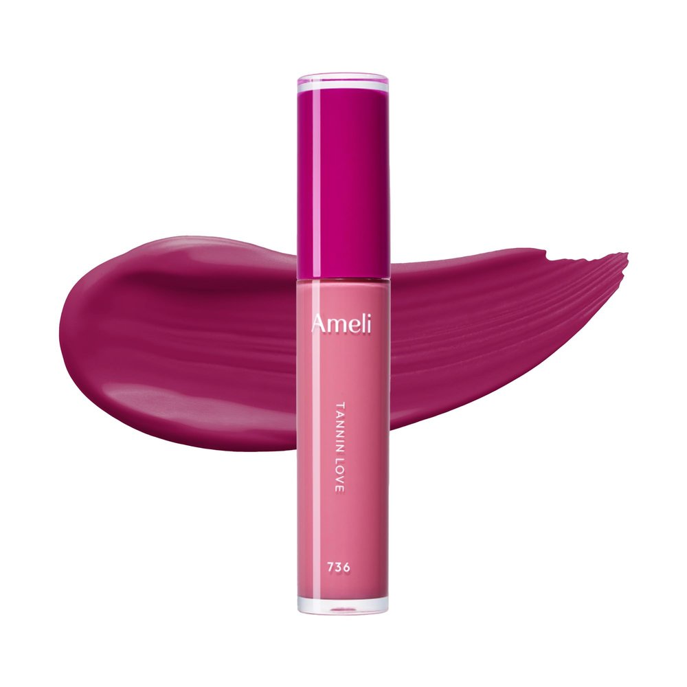 AmeliSeoul NARCISSISM LIP TINT 736 TANNIN LOVE, Soft Shine Tinted Lip Stain, Conditions Lips + Gives a Natural, Dewy Flush (4.5g, 0.01 oz.)