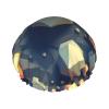 Abstract Polygonal Space Print Shower Caps for Women,Elastic and Reusable Bath Caps,Women Man Long Hair Cap view 1