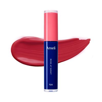 AmeliSeoul NARCISSISM LIP TINT 720 ROSE AT NIGHT, Soft Shine Tinted Lip Stain, Conditions Lips + Gives a Natural, Dewy Flush (4.5g, 0.01 oz.)