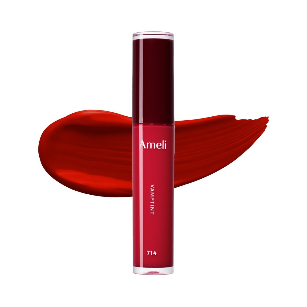 AmeliSeoul NARCISSISM LIP TINT 714 VAMPINT, Soft Shine Tinted Lip Stain, Conditions Lips + Gives a Natural, Dewy Flush (4.5g, 0.01 oz.)