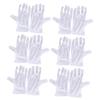HOMSFOU Moisturizing Gloves in White Lace 12 Pairs for Work Cleaning Industrial Jewelry Inspections view 1
