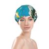 Anime Sky Print Shower Caps for Women,Elastic and Reusable Bath Caps,Women Man Long Hair Cap view 3