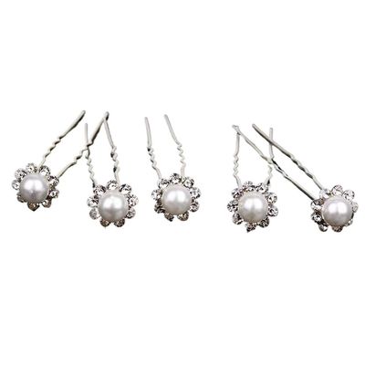 Bride's Pan Hair U Hairpin Hair Fork Wedding Bride Studio Headwear Handmade Pearl Hair Accessories