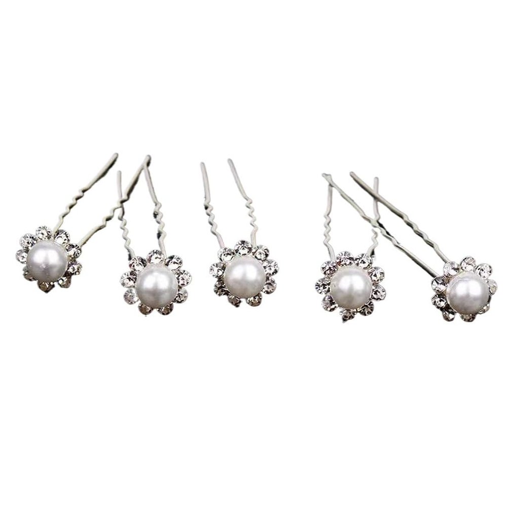 Bride's Pan Hair U Hairpin Hair Fork Wedding Bride Studio Headwear Handmade Pearl Hair Accessories