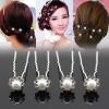 Bride's Pan Hair U Hairpin Hair Fork Wedding Bride Studio Headwear Handmade Pearl Hair Accessories view 2