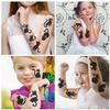 10 Sheets Temporary Tattoos, Themed Party Supplies Decoration Favors Sticker (Black Cat) view 3
