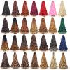 Loose Wave French Curl Braiding Hair for Box Braids 75g/Pack Synthetic Hair Extensions for Black Women 22 Inch 8 Packs Bouncy Ombre Pre Stretched Braiding Hair (22 Inch,8 Packs,P4/30 view 3
