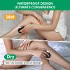 Electric Razors for Women Legs 3-Blade Shaver Heads Waterproof Rechargeable Shaver Multi-Use for Hair Removal on Legs Bikini Body (Silver) view 3
