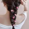 Mini Heart Hair Clips Valentines Cute Hair Barrettes for Bangs Non slip Metal Duckbill Hair Clips 12PCS Hairpins Pink Hair Accessories for Girls Holiday Party view 4