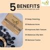 AyuRoots Charcoal Soap Activated Charcoal Bar, All Natural, Cleansing Handmade Vegan Soap | 3.88 Oz (2) view 2