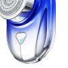 Compact Men's Shaver Rechargeable Mini Razor for Facial Hair Trimming & Shaving, Waterproof Electric Beard Trimmer, Fast Charging, Wet & Dry Use, Portable Facial Razor (Blue) view 4