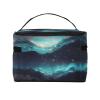 Science Fiction Stars Women's Large Capacity Makeup Bag, Portable Travel Makeup Bag, (9x6.5x6.2 inches) Girls Large Makeup Bag Storage Bag view 2