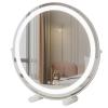 360Rotation Light Up Mirror 3 Colors Brightness Adjustable, Rechargeable Vanity Mirror With Lights, 360Rotation Touch Screen Vanity Mirror, White, Double Sided 360Cordless Rechargeable(White,40cm/1 view 1