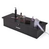 RadiantName Classic Wall-Mounted Styling Station with Drawer and Tool Holes, Vanity Table, Dressing Table, Equipment for Barber Beauty Spa Salon Shops, Black view 4
