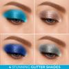 Profusion Cosmetics Winter Wishes Eye and Face Makeup Palette  Features 18 Multi Finish Shades, 4 Pressed Glitter and 1 Pencil Shaped Sparkling Lipgloss, Blendable, Vegan & Cruelty-Free view 2