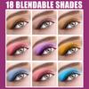 Profusion Cosmetics Winter Wishes Eye and Face Makeup Palette  Features 18 Multi Finish Shades, 4 Pressed Glitter and 1 Pencil Shaped Sparkling Lipgloss, Blendable, Vegan & Cruelty-Free view 4