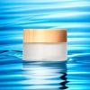 10g 15g 20g 30g 50g 60g Frosted Glass Cream Jar Empty Makeup Cosmetic Container With Wood Grain Lid For Face Cream view 4