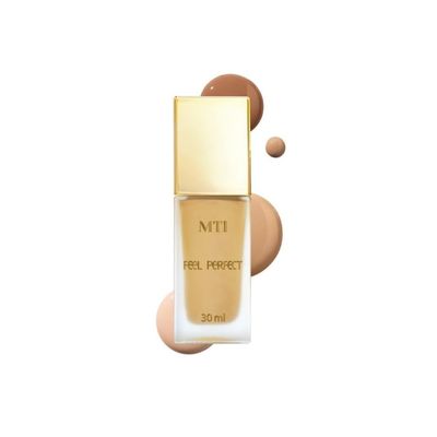 CosmeticsxMTI Feel Perfect Liquid Foundation Smooth Coverage and Nourishes Skin with Coenzyme Q10 (N0 Light Yellowish Skin, 30g)