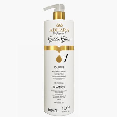 ADHARA PROFESSIONAL Brazilian Keratin Deep Cleansing Shampoo | Step 1 Pre-Treatment | Clarifying Formula for All Hair Types | Prepares Hair for Smoothing Treatments | Salon-Quality 1 Liter